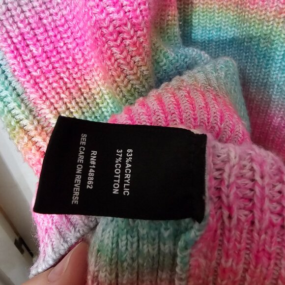 Torrid Rainbow Ombre Sweater - Picture 8 of 9